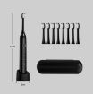Sarmocare S100 Sonic Electric Toothbrush, 8 Heads, IPX7 Waterproof, Black - 3
