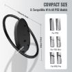 PS5/PS5 Slim/Pro Console Vertical Stand Non-Slip Base Gray - 3