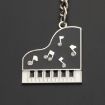 Diamond Dripping Glue Piano Metal Keychain Pendant - Elegant Accessory - 2