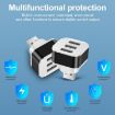 3-Port USB 2.0 Hub Expander - Silver | Compact & Efficient Connectivity - 3