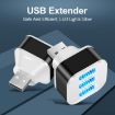 3-Port USB 2.0 Hub Expander - Silver | Compact & Efficient Connectivity - 4