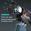 Mini Brushless Motor Turbo Jet Fan 90000RPM 41m/s with Nozzle (Black) - 4