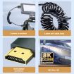 8K 60Hz HDMI 2.1 Spring Cable 0.5m Mini HDMI Right Bend - 5
