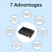 UPS with DC Output 5V/9V/12V for Router, Modem, Camera, Phone US Plug - 3