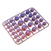 Purple Electroplated Titanium Hexagonal Screw Cap for E-Bike Motorcycle - 1