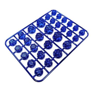 E-Bike Motorcycle Hexagonal Screw Cap Titanium Decoration (Blue) - 1