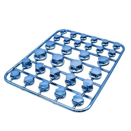Blue Motorcycle Scooter Screw Cover Decorative Cap - Modification Parts - 1