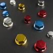 Golden Motorcycle Scooter Screw Cover Decorative Cap - Modification Parts - 8