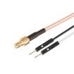 SMB Male to Dual DuPont Male RG316 RF Extension Cable 0.3m Adapter - 1