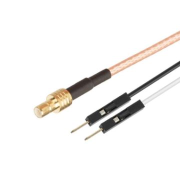 SMB Male to Dual DuPont Male RG316 RF Extension Cable 0.3m Adapter - 1