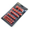 Red Motorcycle Scooter Engine Screw Nut Cap Cover - Decorative Parts - 1