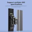 Blueendless 2818SN M.2 NVMe/SATA Dual-Protocol Hard Disk Box Type-C to USB-A - 6