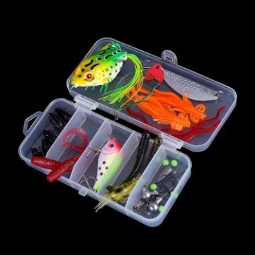35-in-1 Outdoor Fishing Gear Bionic Luya Sequin Bait Set - 1