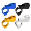 Dark Blue Motorcycle & E-Bike Rear View Mirror Bracket Holder Clamp - 4