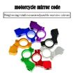 Dark Blue Motorcycle & E-Bike Rear View Mirror Bracket Holder Clamp - 6