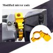 Dark Blue Motorcycle & E-Bike Rear View Mirror Bracket Holder Clamp - 7