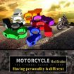 Dark Blue Motorcycle & E-Bike Rear View Mirror Bracket Holder Clamp - 9