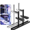 Adjustable Aluminum Graphics Card Bracket Holder with 12cm Fan - Black - 2