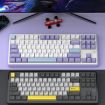 Ajazz AK870 Wireless Tri-mode Mechanical Keyboard, Flying Fish Axis Black - 9