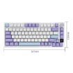 Ajazz AK820 Pro Wireless Tri-mode Mechanical Keyboard, Flying Fish Black - 4