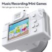 2K Ultra HD Mini Digital Camera, 48MP, White with Fill Light - 7