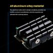 FinalCool M.2 2242 SSD Heat Sink Aluminum Radiator - Black - 6