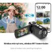 4K WiFi Night Vision Camera Red + Wireless Noise Reduction Microphone - 6