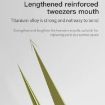 MaAnt Titanium Antistatic Tweezers - Curve Bird Nest Hair Repair Tool - 5