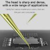 MaAnt Titanium Antistatic Tweezers - Curve Bird Nest Hair Repair Tool - 7