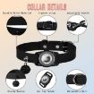 Waterproof Leather Pet Collar for AirTag Tracker - Anti-Lost Cat Locator (Red) - 4
