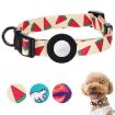 Waterproof Silicone AirTag Pet Collar Case for Cats & Dogs, Size S, Purple - 2