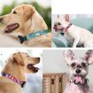 Waterproof Silicone AirTag Pet Collar Case for Cats & Dogs, Size S, Purple - 7