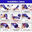 Dyson V7/V8/V10/V11 Vacuum 571 Wide Rolling Brush Plush Strips Set - 6