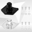 Harley Motorcycle Starter Switch Solenoid Valve Cover - Black - 2