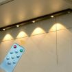 Rechargeable 80cm Motion Sensor Light Bar with Remote - Black Cabinet Lamp - 2