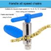 Mountain Bicycle Chain Cutter Tool - Steel Chain Release (Blue) - 7