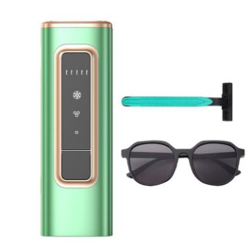 Sapphire Ice Sense Painless Laser Hair Remover, Crystal Green FY-509AL UK Plug - 1