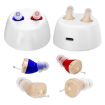 Invisible Rechargeable CIC Hearing Aid - Portable Mini Sound Amplifier Pair - 2