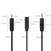 2.5mm Male Mono Cable 2Pin AUX Speaker Audio Power Cord 25cm Length - 3