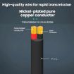 2.5mm Male Mono Cable 2Pin AUX Speaker Audio Power Cord 25cm Length - 8