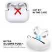 AirPods Pro 2 Ear Caps Silicone Anti-Lost Non-Slip Hooks Black Large - 4