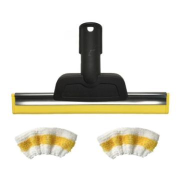 Karcher Steam Cleaner Glass Nozzle Wiper 2.863-025.0, 1 Scraper+2 Covers - 1