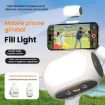 DJI/Zhiyun Gimbal Stabilizer Fill Light LED Lamp XJ97P Dual + Clips Set - 9