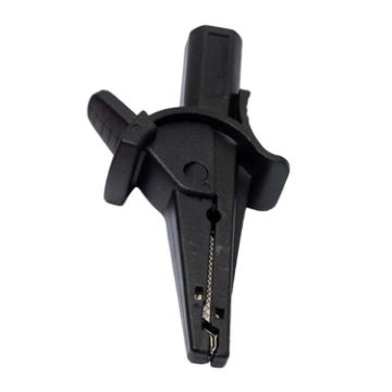 4mm Banana Jack Multimeter Alligator Clip - Black Insulation Test - 1