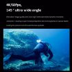 VIRAN V10 5K WiFi Sports Camera, 2" IPS Screen, IP68 Waterproof, Black - 5