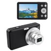 4K HD Digital Camera 6X Optical Zoom 3" IPS Screen Vlogging Camcorder 32G - 2