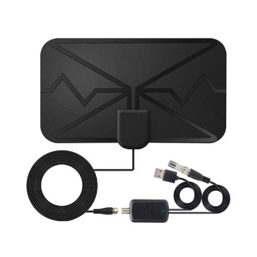 4K Digital Indoor TV Antenna with Amplifier Signal Booster DVB-T2 HDTV - 1