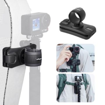 Selfie Stick Hanger for Insta360/DJI/GoPro - Backpack Quick Attachment - 1