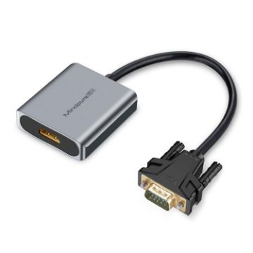 Mindpure AD014 VGA to HDMI Converter with Audio & Power Supply Adapter - 1