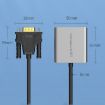 Mindpure AD014 VGA to HDMI Converter with Audio & Power Supply Adapter - 5
